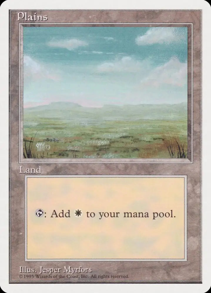 Plains (Signature on Bottom Left) [Rivals Quick Start Set] - MTG Single