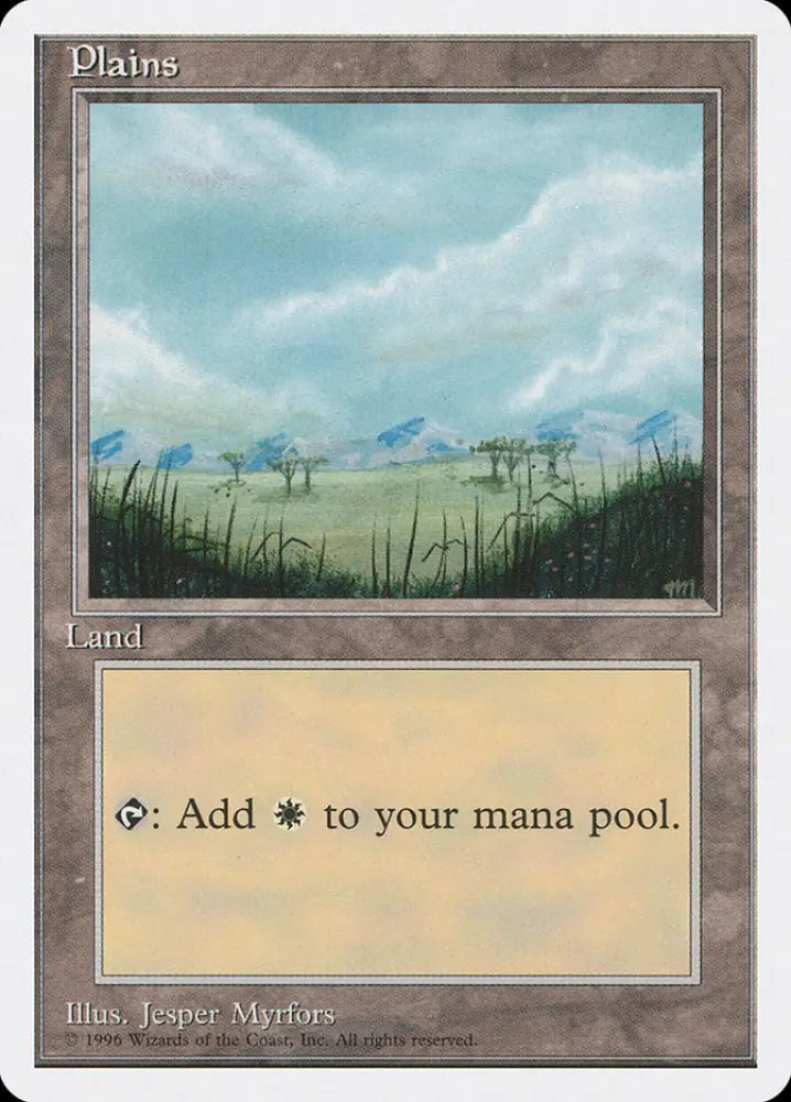 Plains (Trees) [Introductory Two-Player Set] - MTG Single