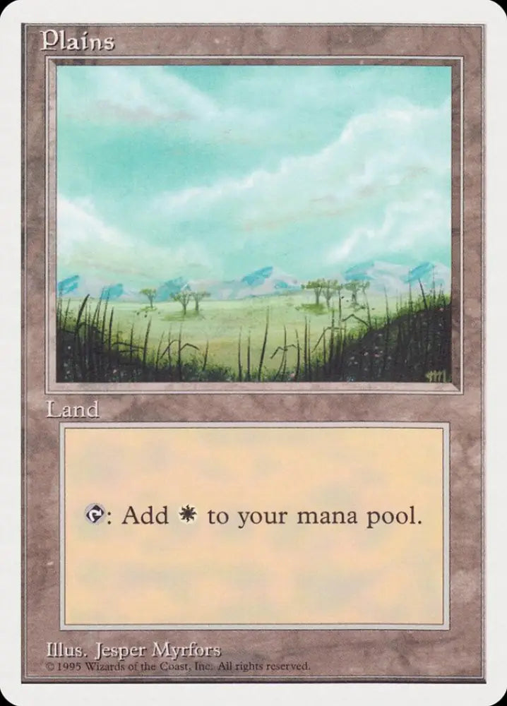 Plains (Trees) [Rivals Quick Start Set] - MTG Single