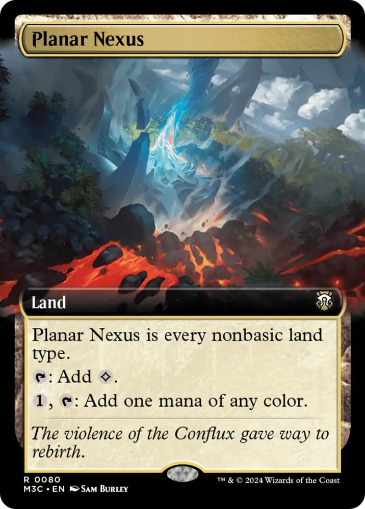 Planar Nexus (Extended Art) [Modern Horizons 3 Commander] - MTG Single