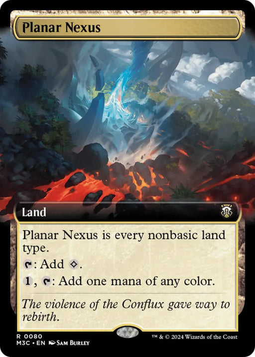 Planar Nexus (Extended Art) [Modern Horizons 3 Commander] - MTG Single