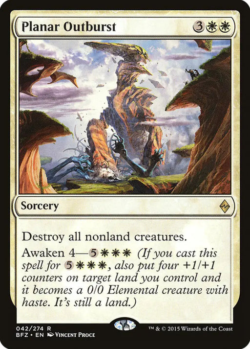 Planar Outburst [Battle for Zendikar] - MTG Single