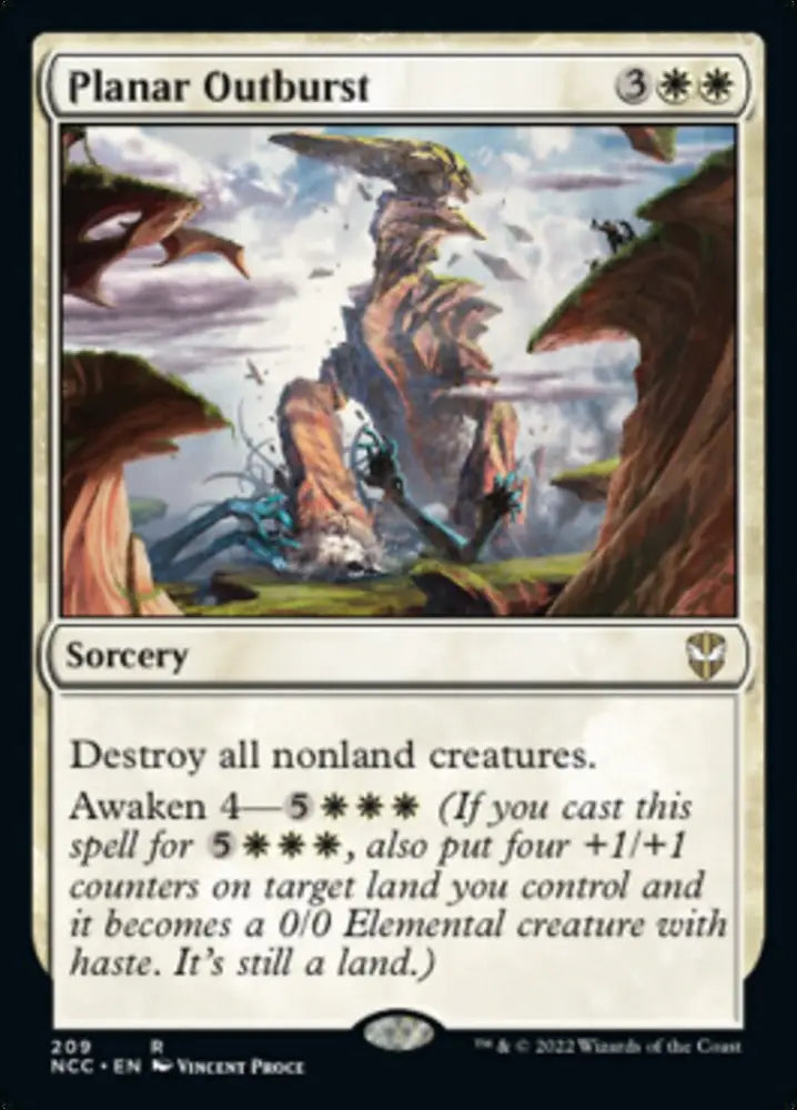 Planar Outburst [Streets of New Capenna Commander] - MTG Single