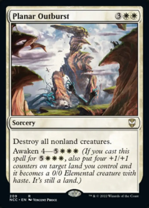 Planar Outburst [Streets of New Capenna Commander] - MTG Single