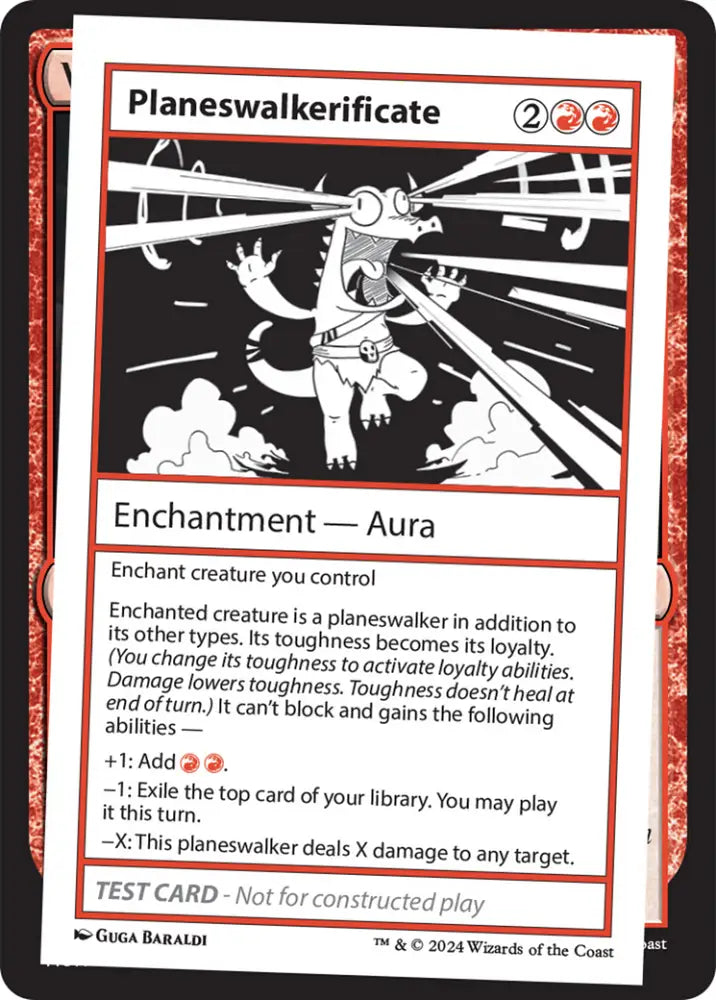Planeswalkerificate [Mystery Booster 2 Playtest Cards] - MTG Single