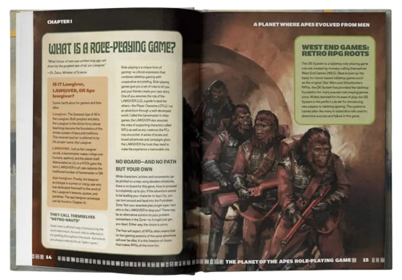 Planet Of The Apes RPG Core Rulebook (EN) - Role Playing Game