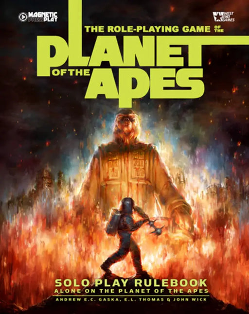 Planet Of The Apes RPG Solo Play Rulebook (EN) - Role Playing Game