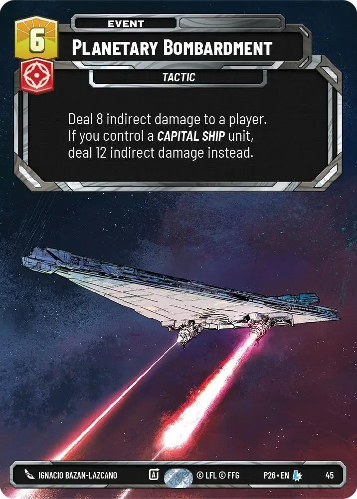 Planetary Bombardment (45) [Sector and Regional Promos: Season 1]