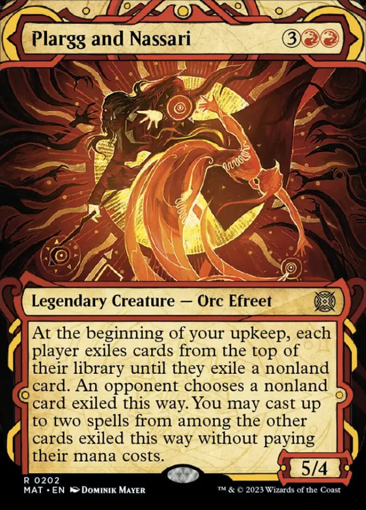 Plargg and Nassari (Showcase Halo Foil) [March of the Machine: The Aftermath] - MTG Single