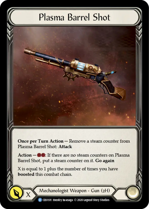 Plasma Barrel Shot [Crucible of War 1st Edition] 1st Edition Normal - Flesh And Blood Single