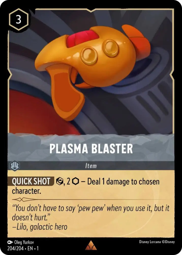 Plasma Blaster (204/204) [The First Chapter] - Lorcana Single