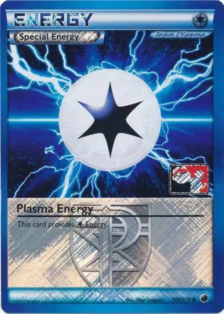 Plasma Energy (106/116) (Play Pokemon Promo) [Black & White: Plasma Freeze] - Pokemon Single