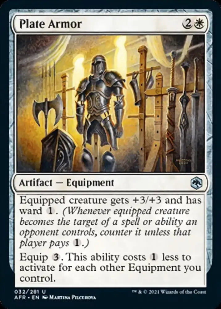 Plate Armor [Dungeons & Dragons: Adventures in the Forgotten Realms] - MTG Single