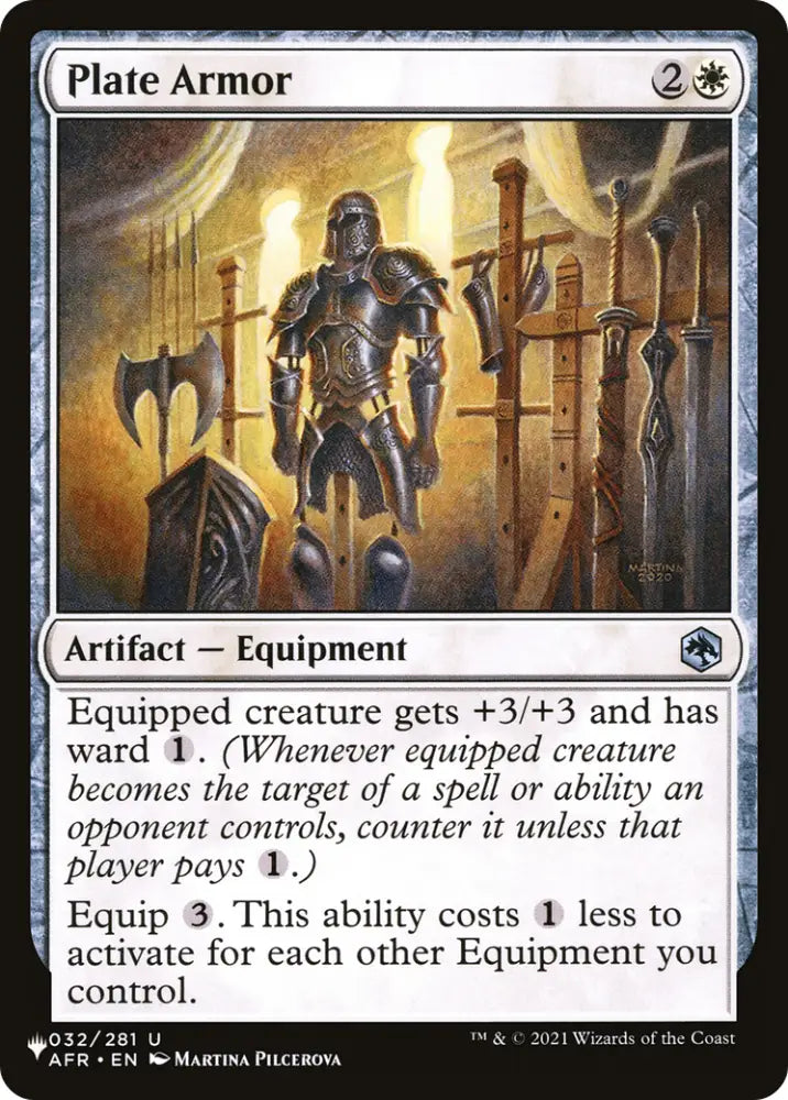 Plate Armor [The List] - MTG Single
