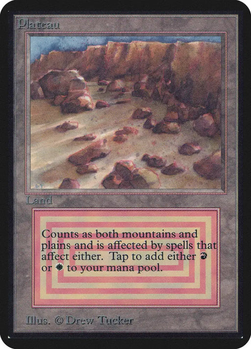 Plateau [Alpha Edition] - MTG Single