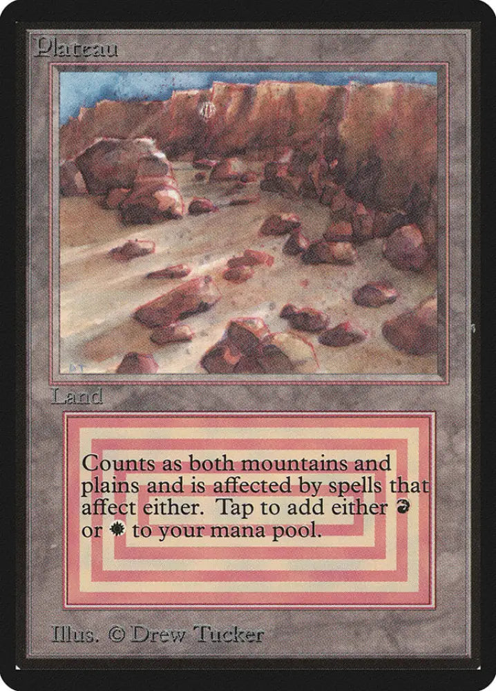 Plateau [Beta Edition] - MTG Single