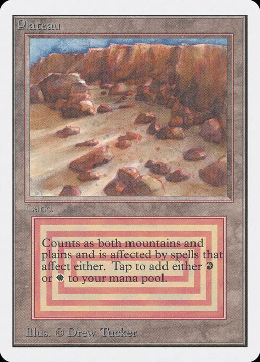Plateau [Unlimited Edition] - MTG Single