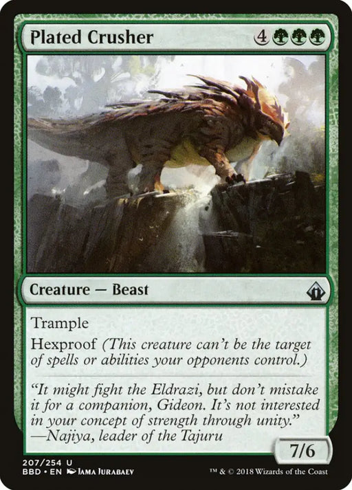 Plated Crusher [Battlebond] - MTG Single