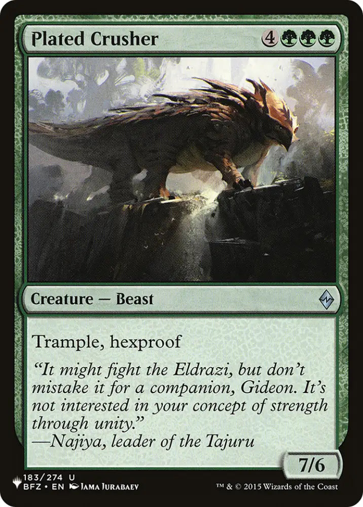 Plated Crusher [The List] - MTG Single