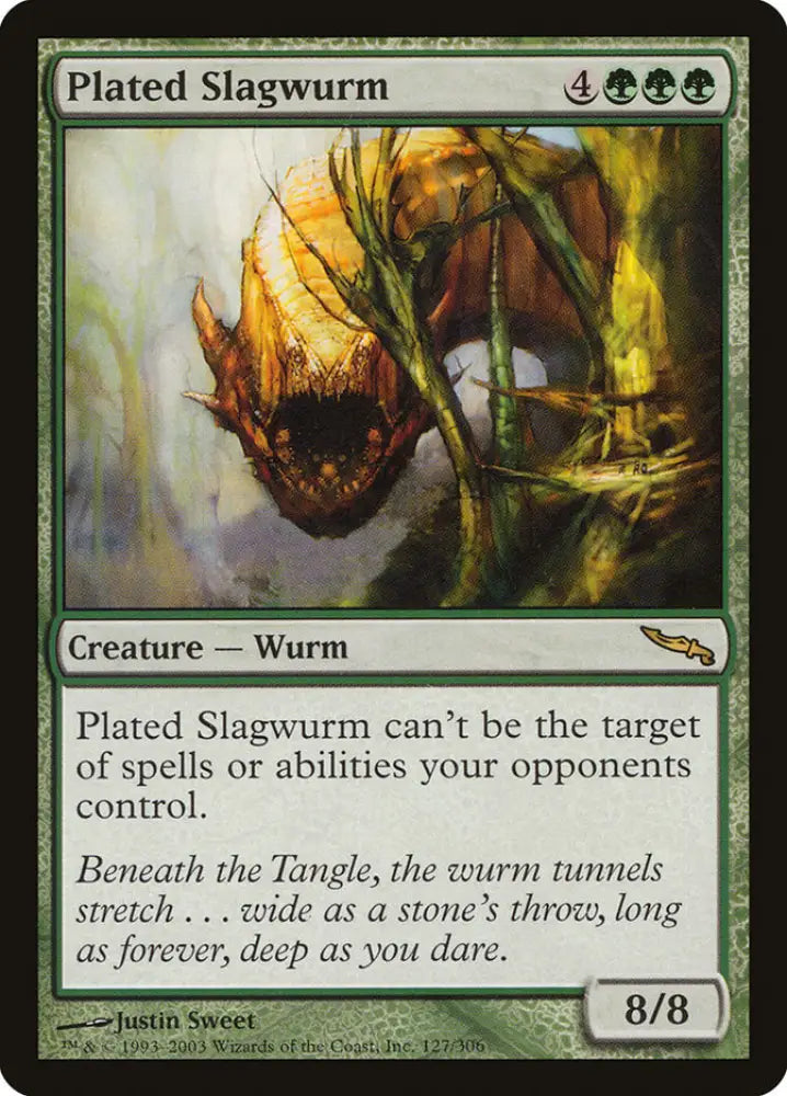 Plated Slagwurm [Mirrodin] - MTG Single