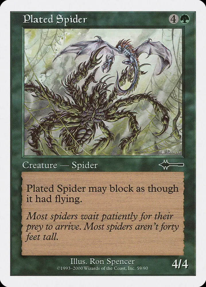 Plated Spider [Beatdown] - MTG Single