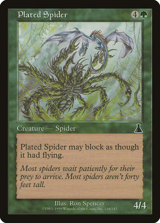 Plated Spider [Urza’s Destiny] - MTG Single