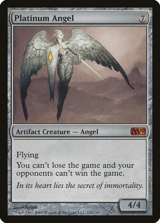 Platinum Angel [Magic 2010] - MTG Single