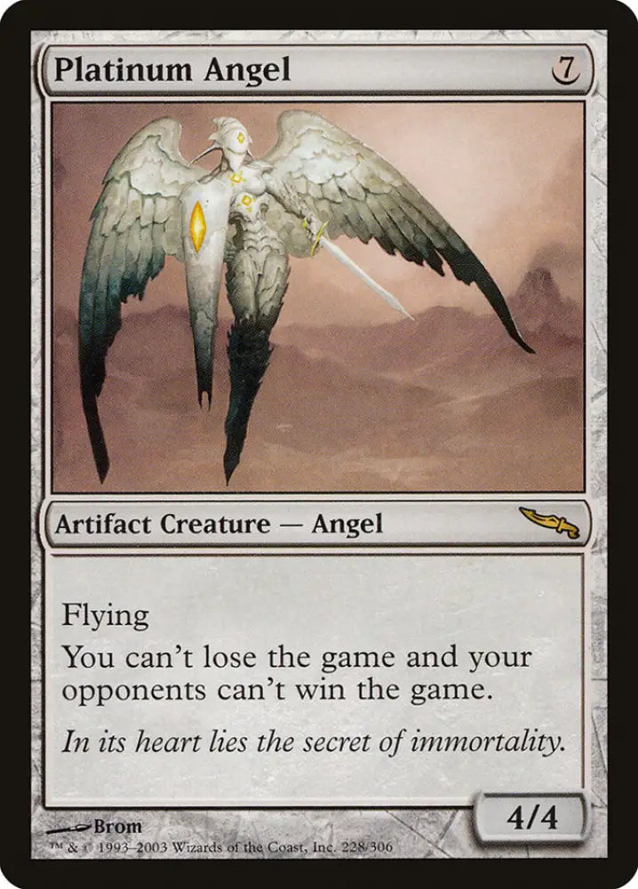 Platinum Angel [Mirrodin] - MTG Single
