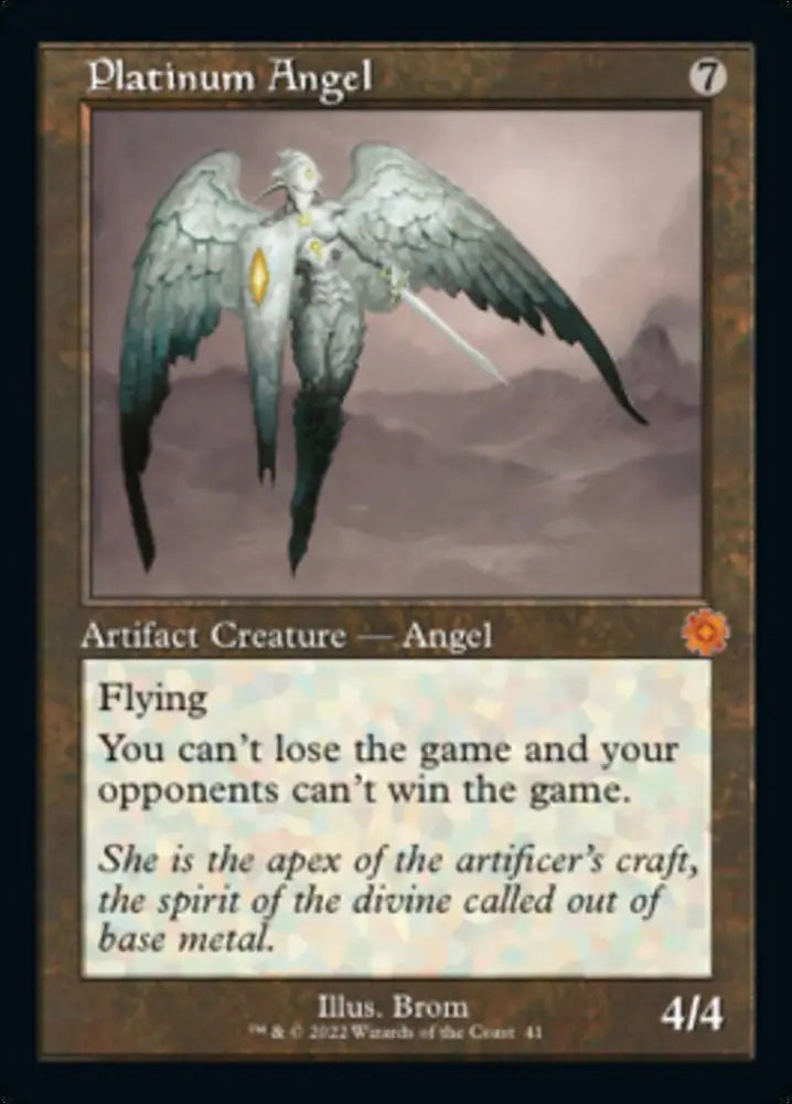 Platinum Angel (Retro) [The Brothers’ War Retro Artifacts] - MTG Single