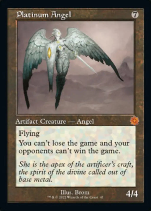 Platinum Angel (Retro) [The Brothers’ War Retro Artifacts] - MTG Single