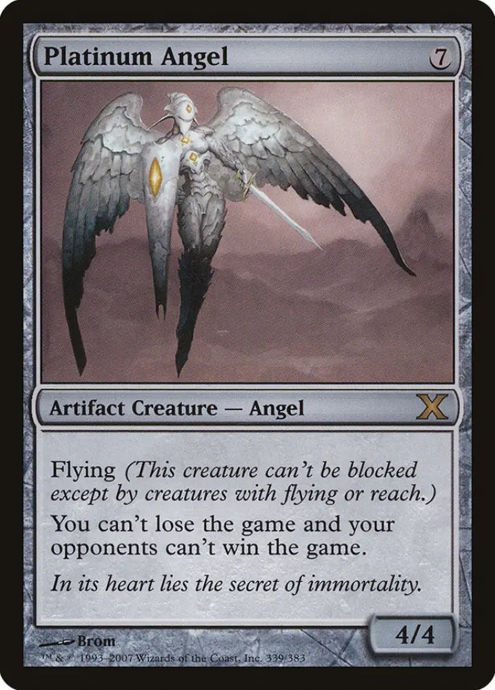 Platinum Angel [Tenth Edition] - MTG Single
