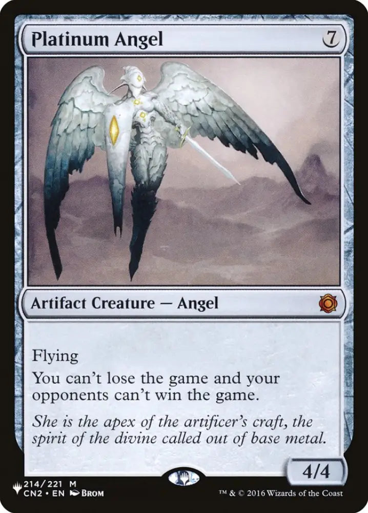 Platinum Angel [The List] - MTG Single