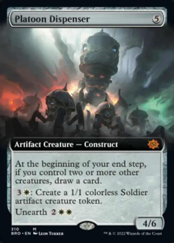 Platoon Dispenser (Extended Art) [The Brothers’ War] - MTG Single
