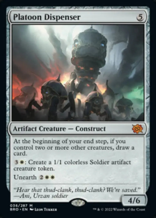 Platoon Dispenser [The Brothers’ War] - MTG Single