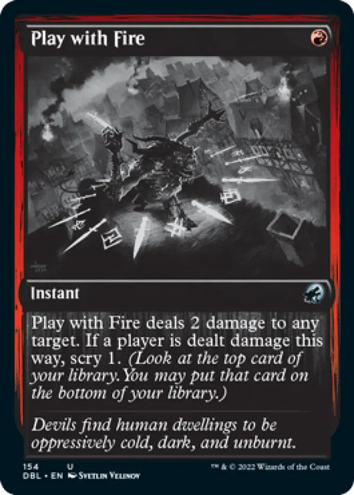 Play with Fire [Innistrad: Double Feature] - MTG Single