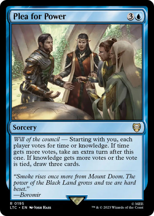 Plea for Power [The Lord of the Rings: Tales of Middle-Earth Commander] - MTG Single