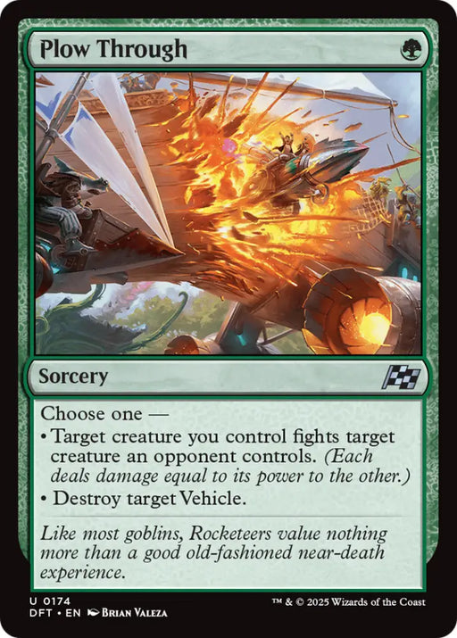 Plow Through [Aetherdrift] - MTG Single