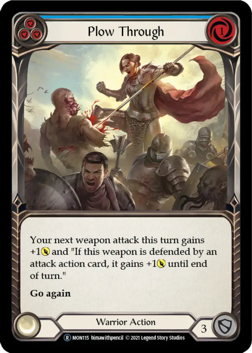 Plow Through (Blue) [Monarch Unlimited] Unlimited Normal - Flesh And Blood Single
