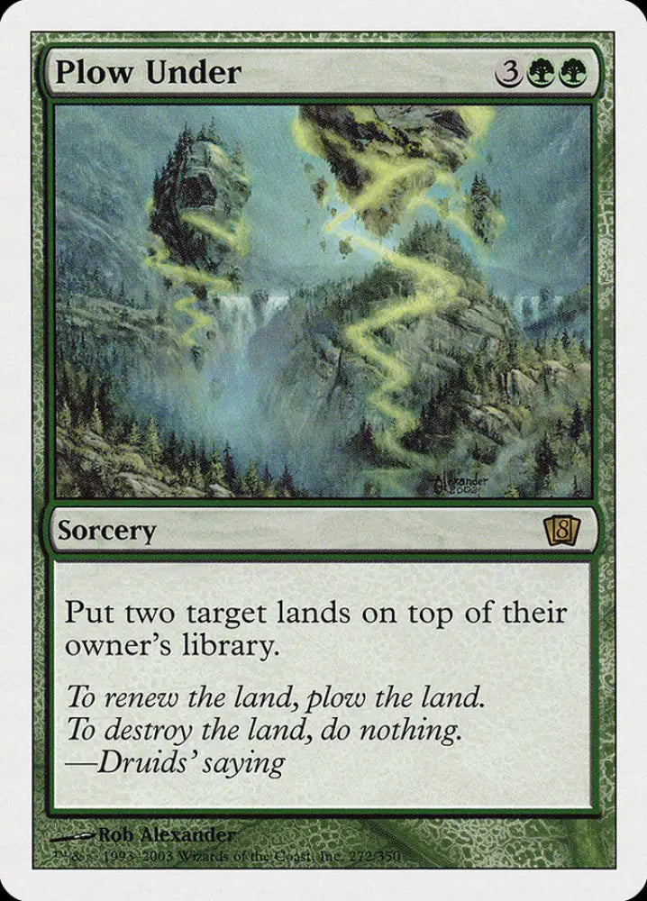 Plow Under (272) [Eighth Edition] - MTG Single