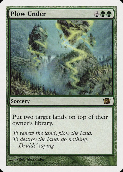 Plow Under (272) [Eighth Edition] - MTG Single