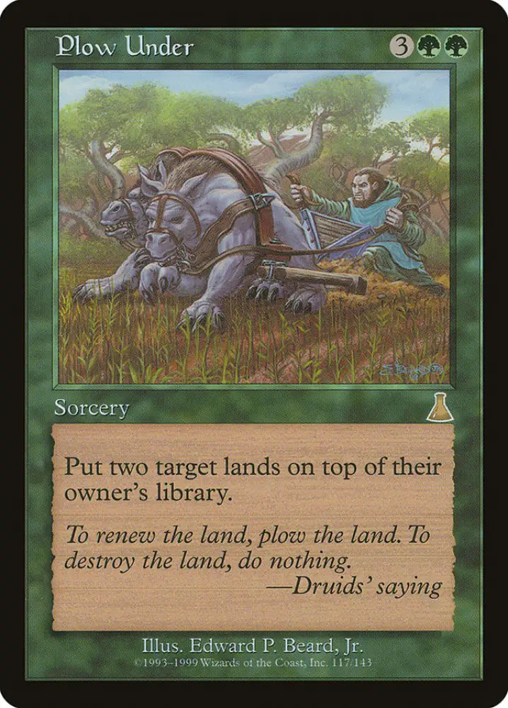 Plow Under [Urza’s Destiny] - MTG Single
