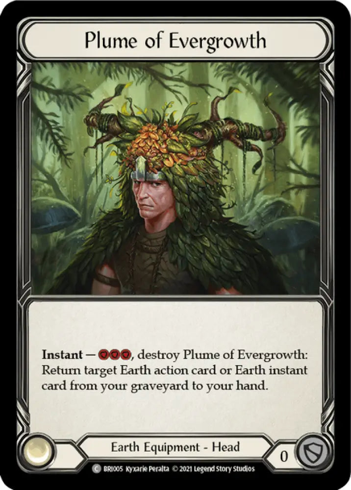 Plume of Evergrowth [Tales of Aria Blitz Deck] 1st Edition Normal - Flesh And Blood Single