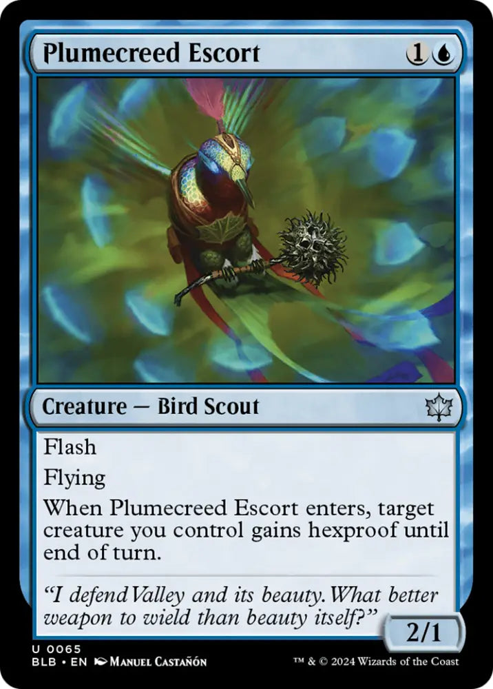 Plumecreed Escort [Bloomburrow] - MTG Single