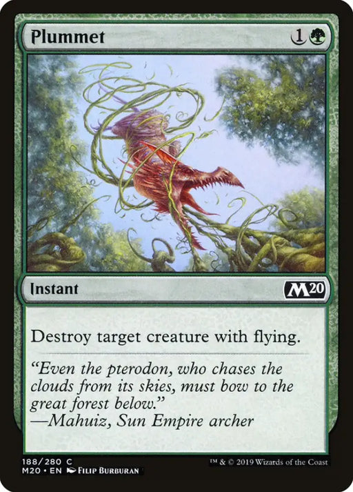 Plummet [Core Set 2020] - MTG Single