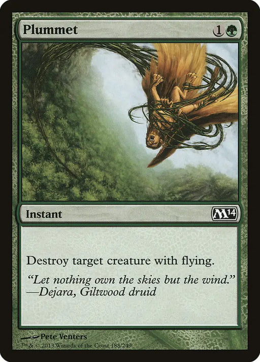 Plummet [Magic 2014] - MTG Single