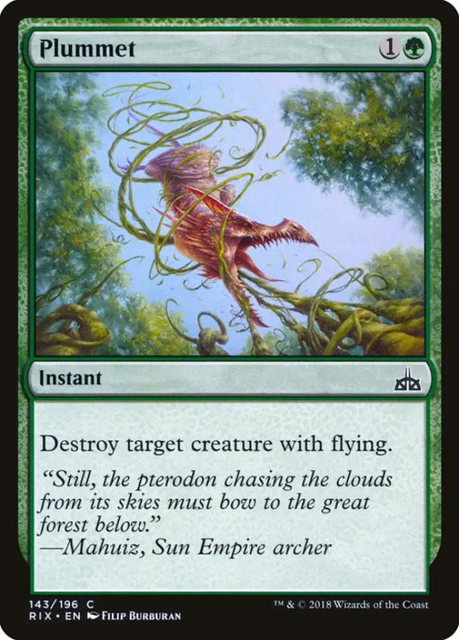 Plummet [Rivals of Ixalan] - MTG Single