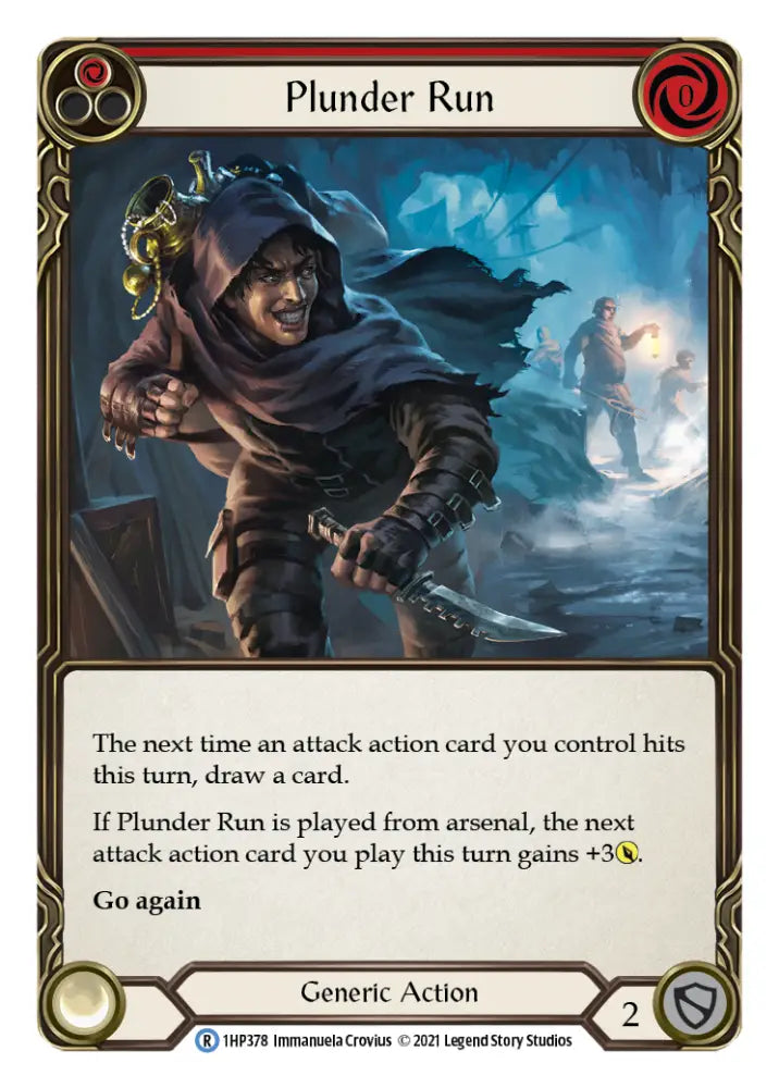 Plunder Run (Red) [1HP378] (History Pack 1) - Flesh And Blood Single