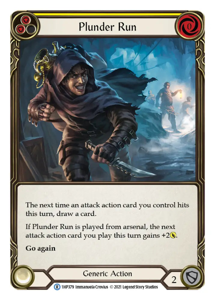 Plunder Run (Yellow) [1HP379] (History Pack 1) - Flesh And Blood Single