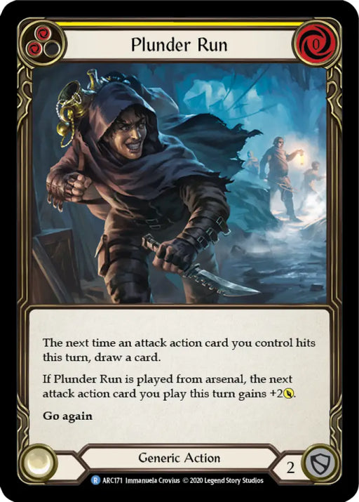 Plunder Run (Yellow) [Arcane Rising Unlimited] Unlimited Normal - Flesh And Blood Single