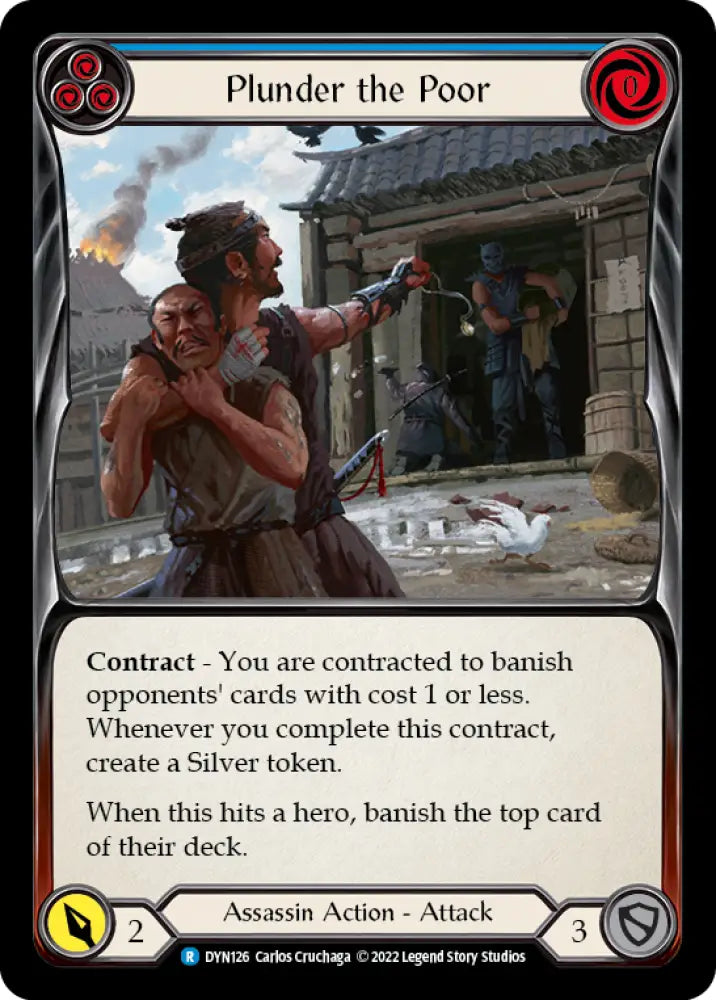 Plunder the Poor (Blue) [Dynasty] - Flesh And Blood Single